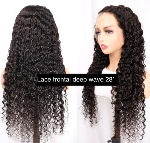 lace frontal wig deep wave