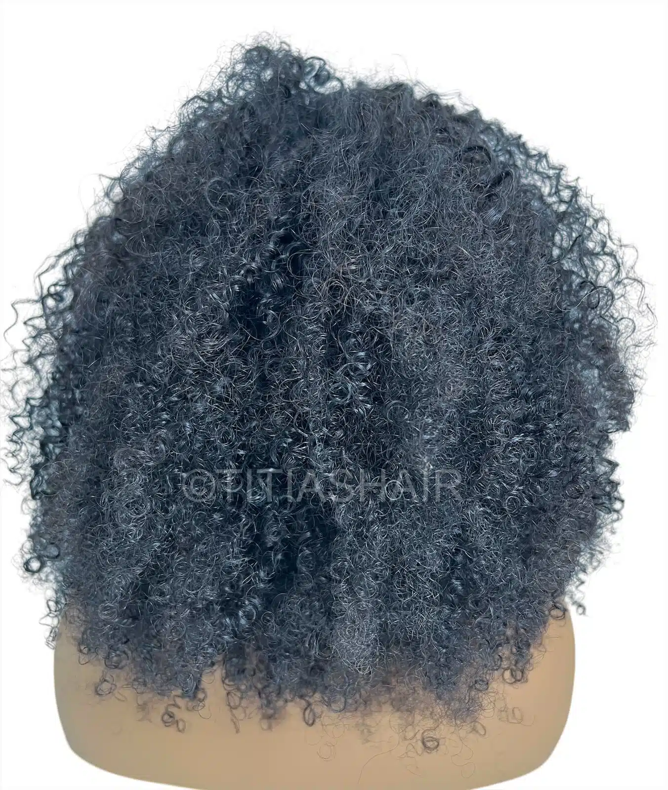 perruque bandeau frisé vue de dos