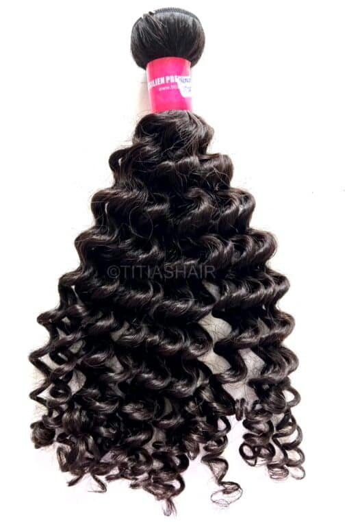 tissage brésilien premium curly wave